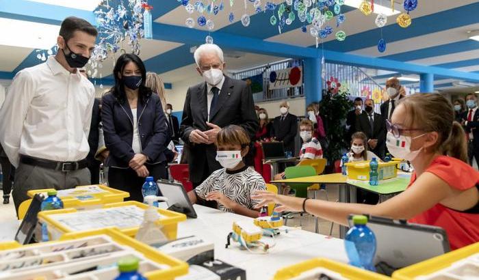 Mattarella e Lucia Azzolina