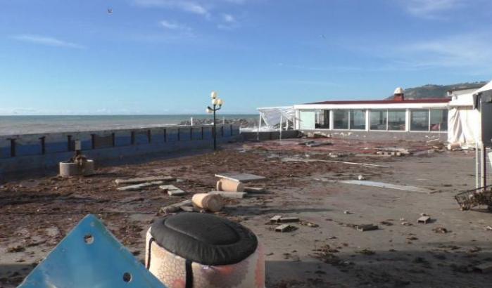 A Sanremo trovato un cadavere tra i detriti provocati dalla mareggiata