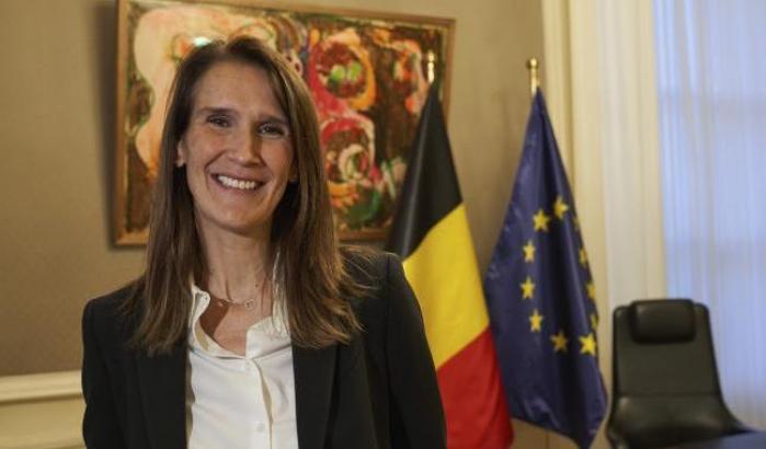 La ministra degli Esteri belga Sophie Wilmes