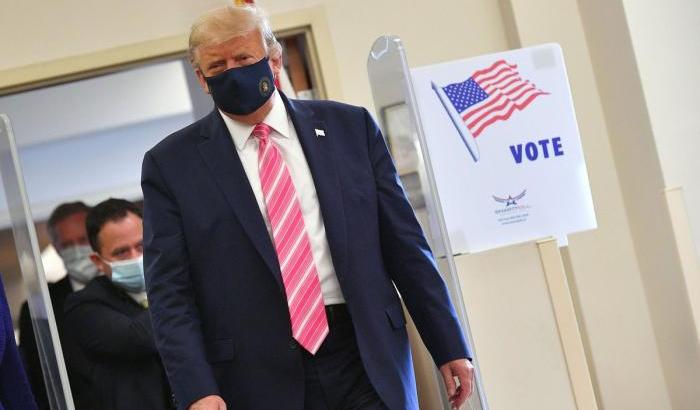 Donald Trump al voto in Florida