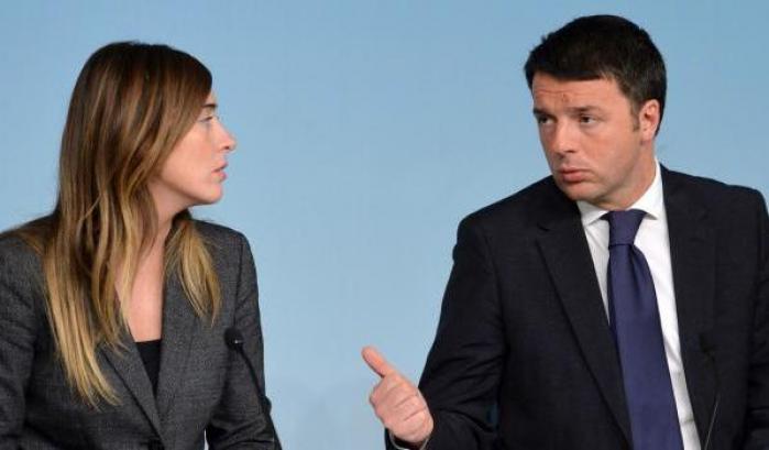 Matteo Renzi e Maria Elena Boschi