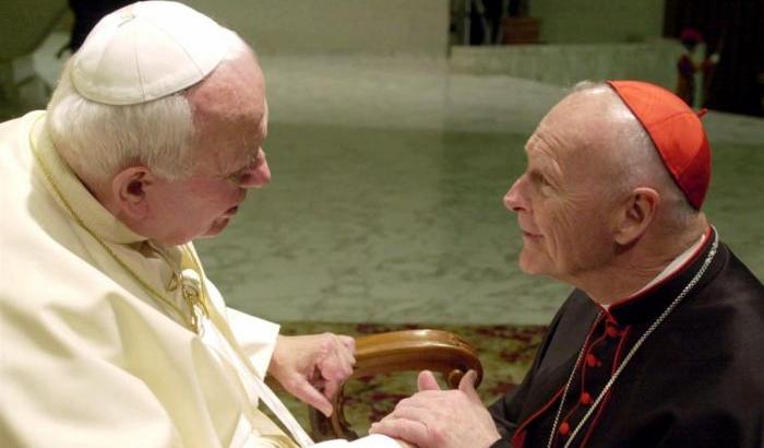 Giovanni Paolo II e il cardinale McCarrick