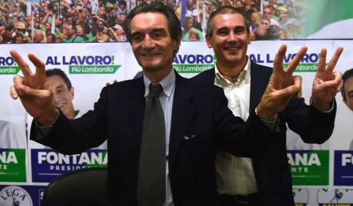 Attilio Fontana e Paolo Grimoldi