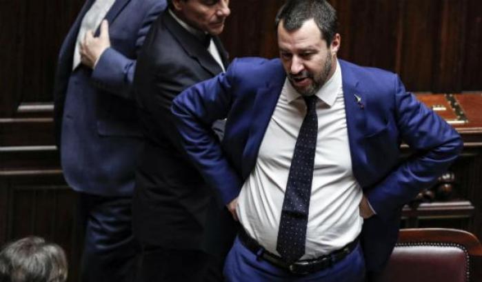 Salvini si vanta del suo ostruzionismo in aula: " Così la Lega difende l'Italia dall'immigrazione"
