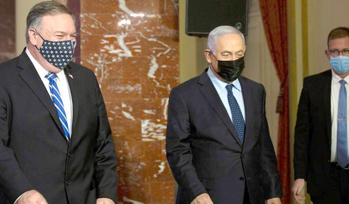 Mike Pompeo e Netanyahu