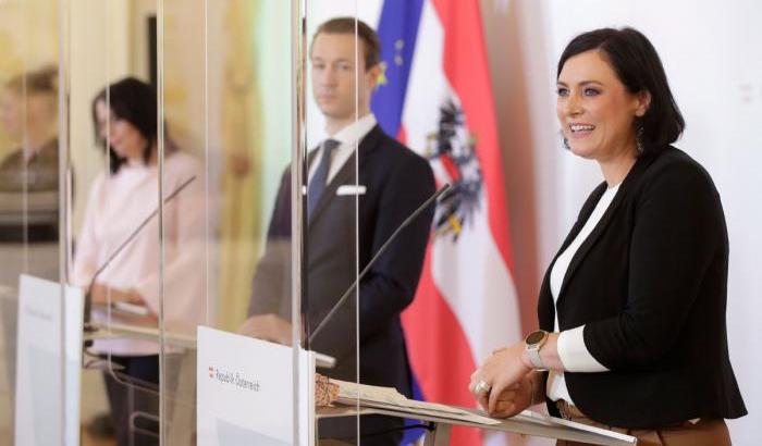 La ministra austriaca per il Turismo Elisabeth Koestinger