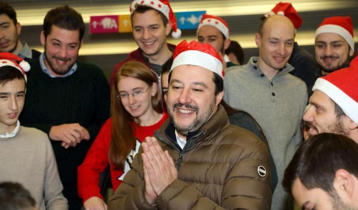 Per Salvini è giusto mettere a rischio le vite degli italiani perché lui vuole fare il cenone coi parenti