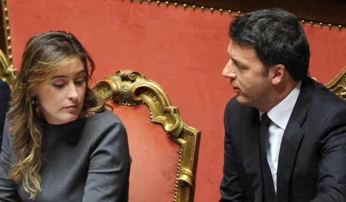 Renzi e Maria Elena Boschi