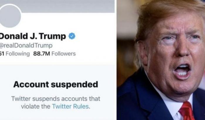 Facebook ha sospeso l'account di Trump