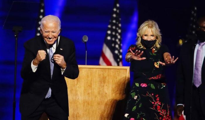 Biden e la moglie