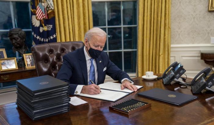 Biden nello Studio Ovale