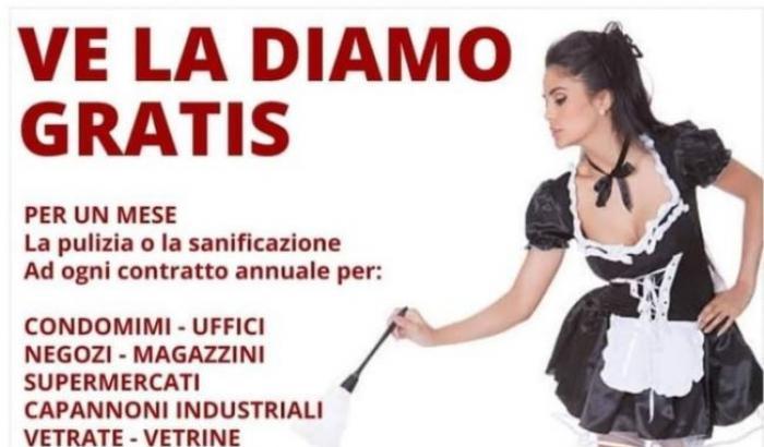 "Ve la diamo gratis": ancora un manifesto pubblicitario sessista, un comune del Salento insorge