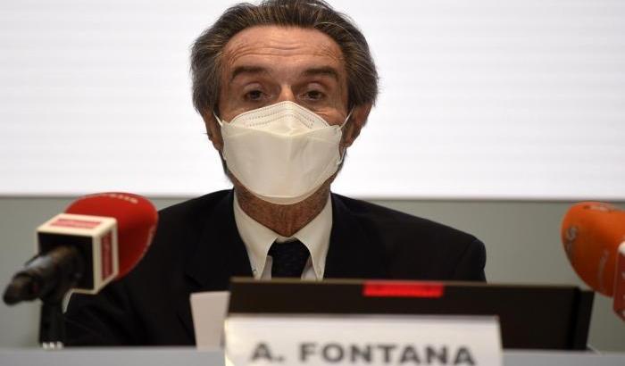 Il presidente della regione Lombardia Attilio Fontana