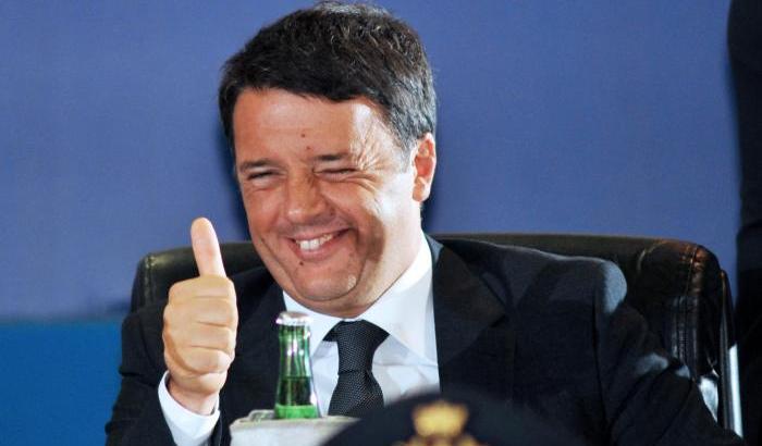 Renzi ha voglia di scherzare: 