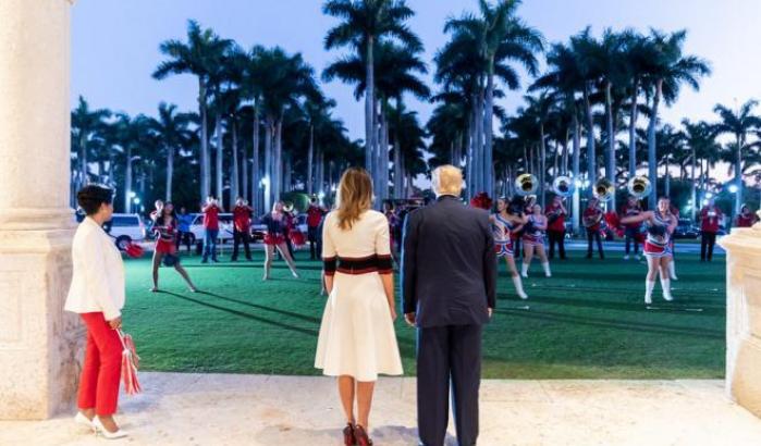 Donald e Melania Trump a Palm Beach