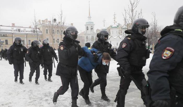 Arresti a Mosca