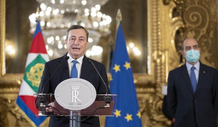 Le parole di Draghi da premier incaricato: "Accetto con speranza"