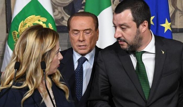 Salvini, Meloni, Berlusconi
