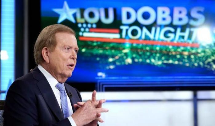 Il programma tv "Lou Dobbs Tonight"