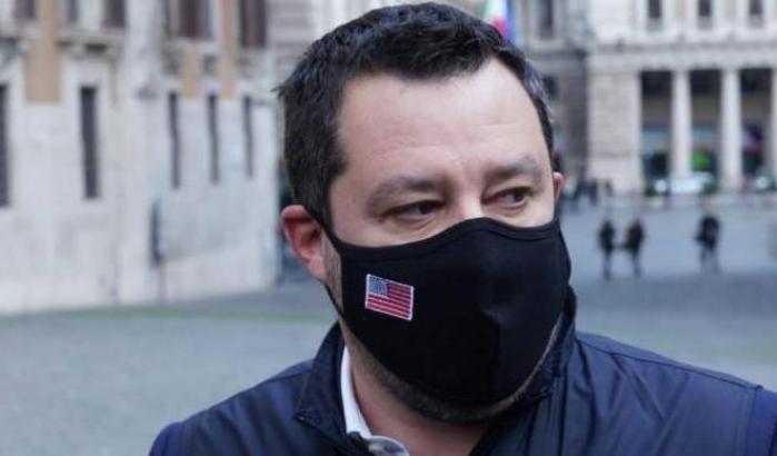 Salvini fa un comizio sovranista e lo spaccia come il piano di Draghi