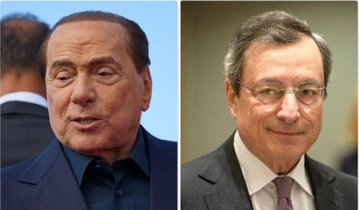 Silvio Berlusconi e Mario Draghi