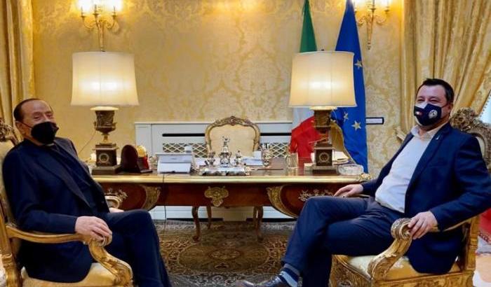 Incontro Berlusconi e Salvini
