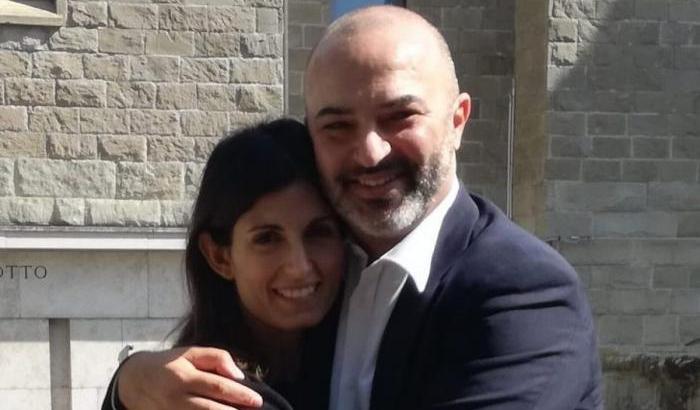 Virginia Raggi e Max Bugani