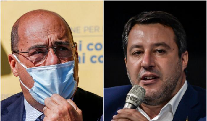 E' già bufera tra Salvini e Zingaretti sull'ipotesi di un lockdown a Pasqua