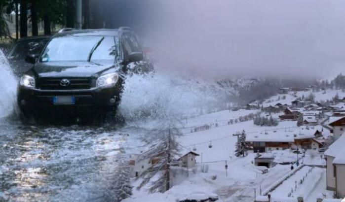 Pioggia e neve in Italia