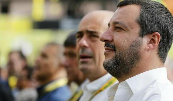 Salvini approfitta subito: "Zingaretti si è dimesso perché nel Pd si parla solo di poltrone"