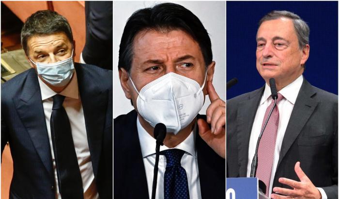 0005A394-draghi-conte-e-renzi Draghi, Conte e Renzi