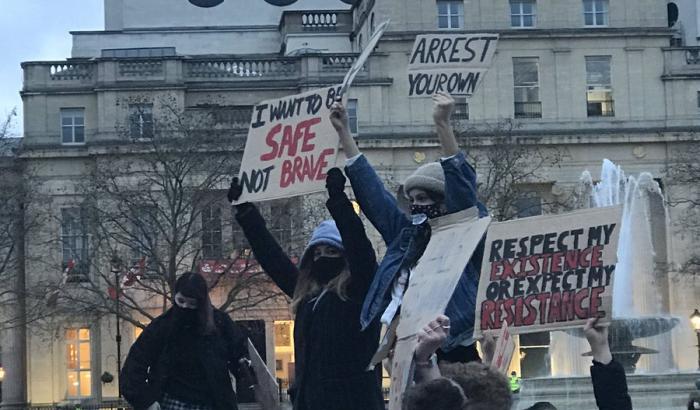Manifestazione a Londra