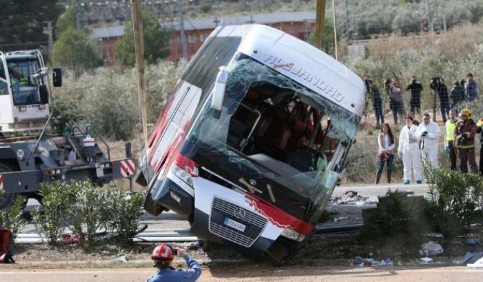 Incidente mortale in Spagna