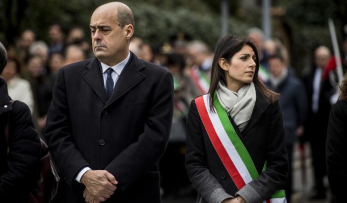 Zingaretti e Raggi