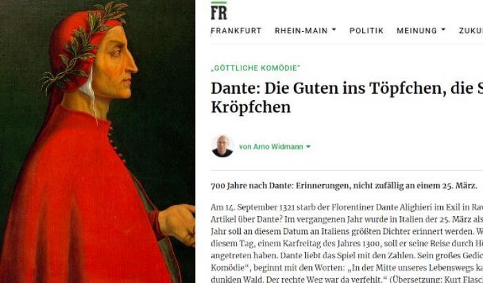Stampa tedesca invidiosa: "Dante non ha inventato nulla"