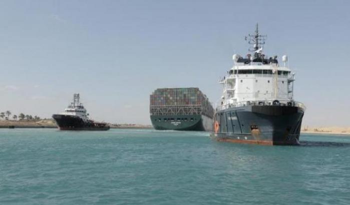 Finalmente sbloccato il canale di Suez, parla al-Sisi: 