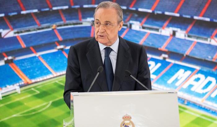 Florentino Perez difende la Super League: "E' un campionato per salvare il calcio oppure sparirà"