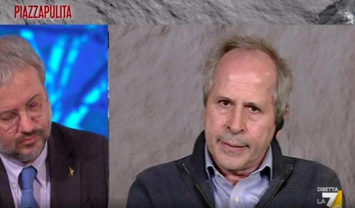 Crisanti-Borghi a Piazzapulita, La7