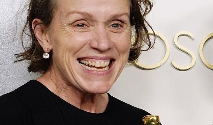 L'attrice Frances McDormand