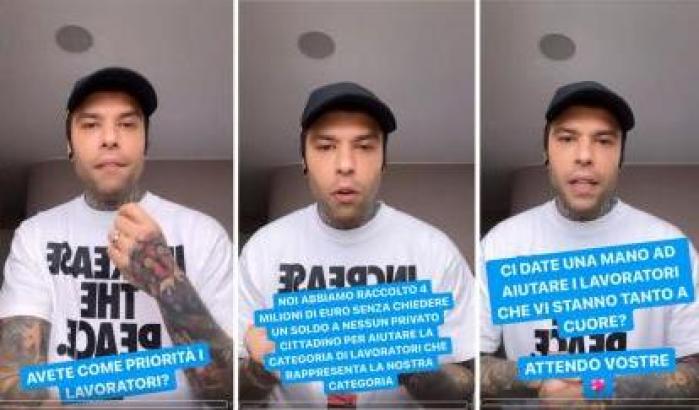 Fedez ai leghisti: “Tentate di rimestare nel mio passato quando Salvini diceva Napoli colera?”