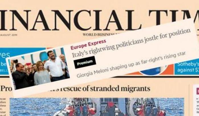 Il Financial Times elogia Meloni: "Astro nascente pronta a superare Salvini"