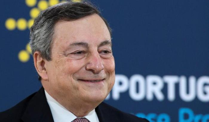 Il premier Draghi: 