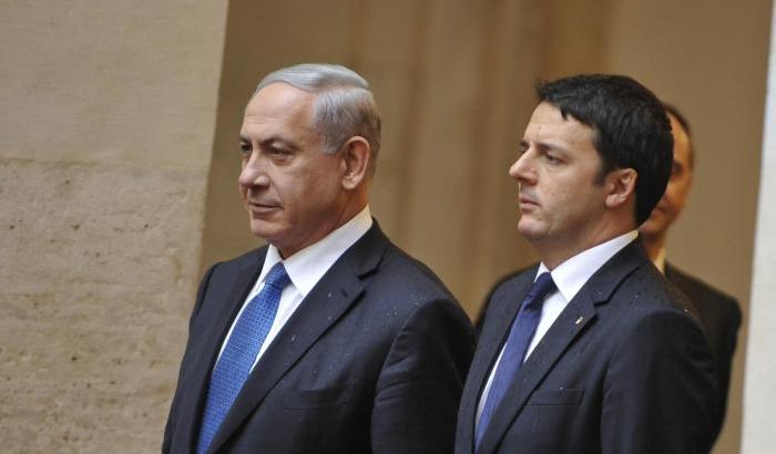 Renzi e Netanyahu nel 2014
