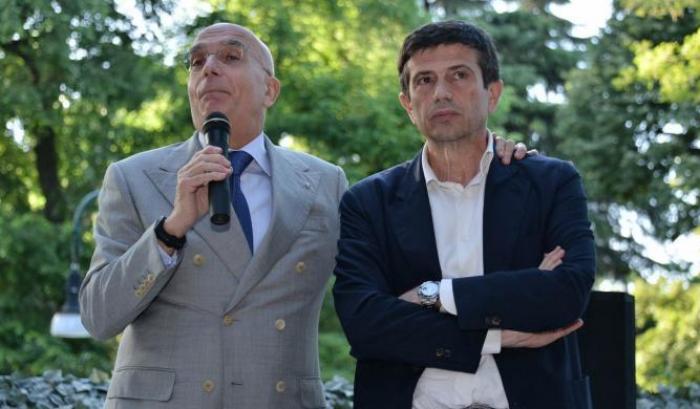 Albertini e il candidato sindaco a Milano Maurizio Lupi