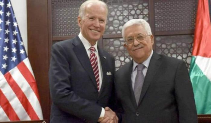 Biden e Abu Mazen