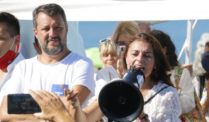 Susanna Ceccardi e Salvini