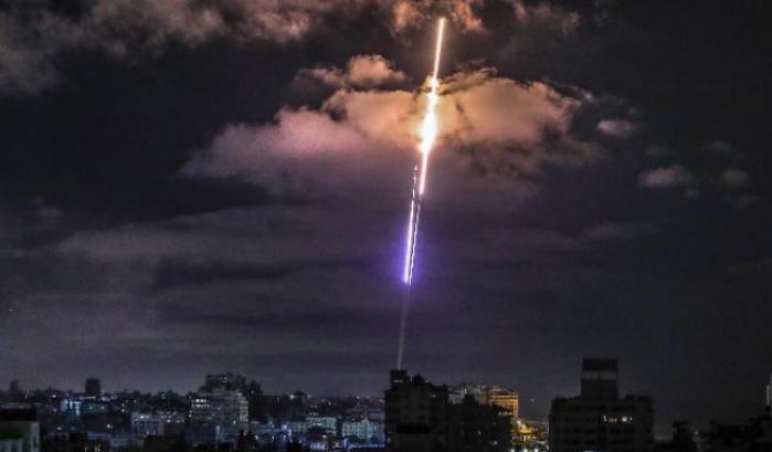 Razzi nella striscia di Gaza