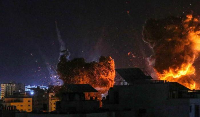 Lanci di razzi a Gaza