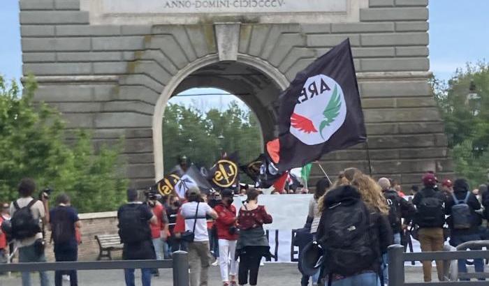I fascisti di Area a Ponte Milvio