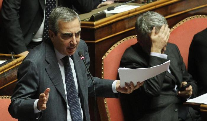Gasparri ha gi&agrave; vinto: "La sinistra &egrave; logorata, noi siamo coesi"